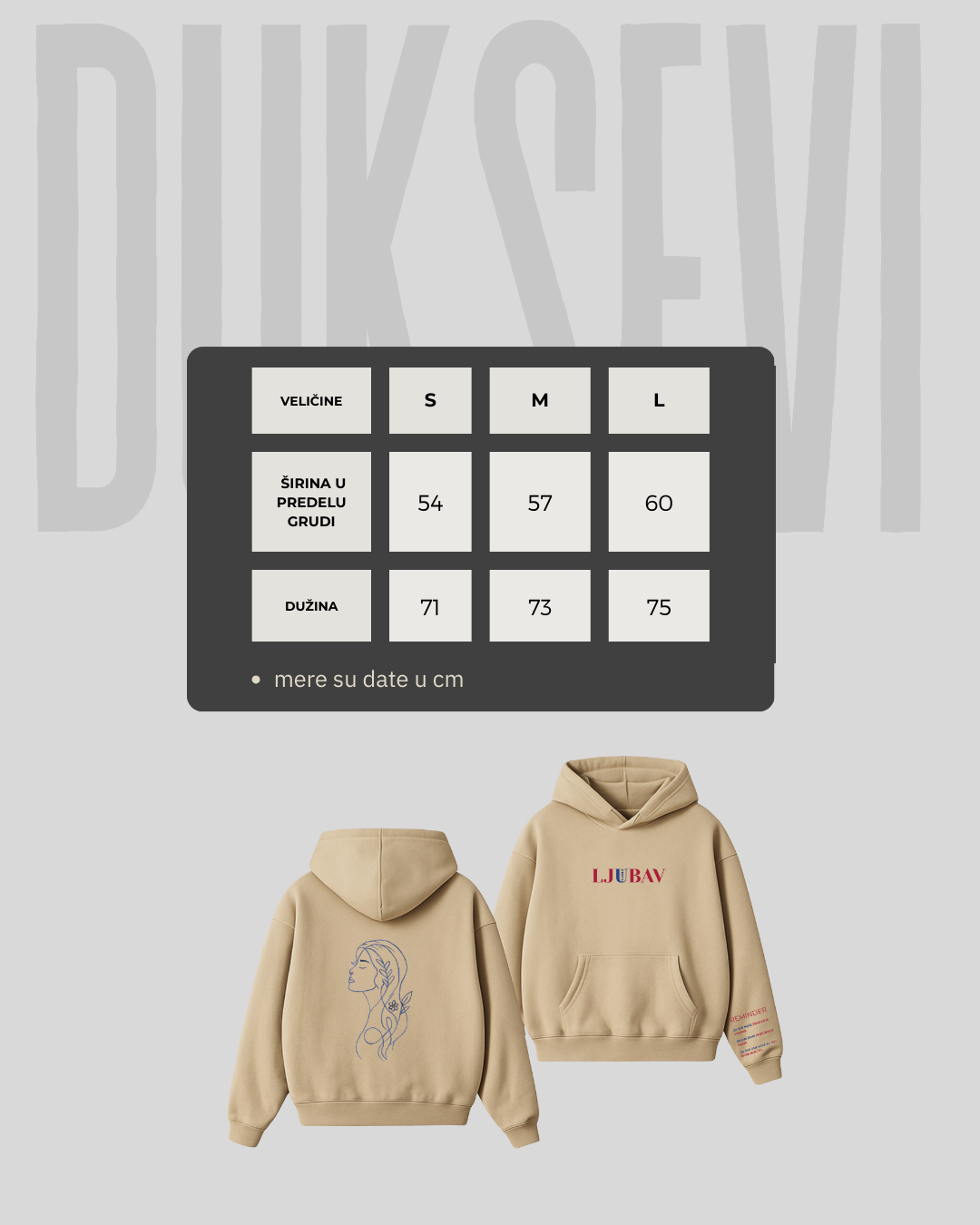 LJUBAV DUKS | BEŽ